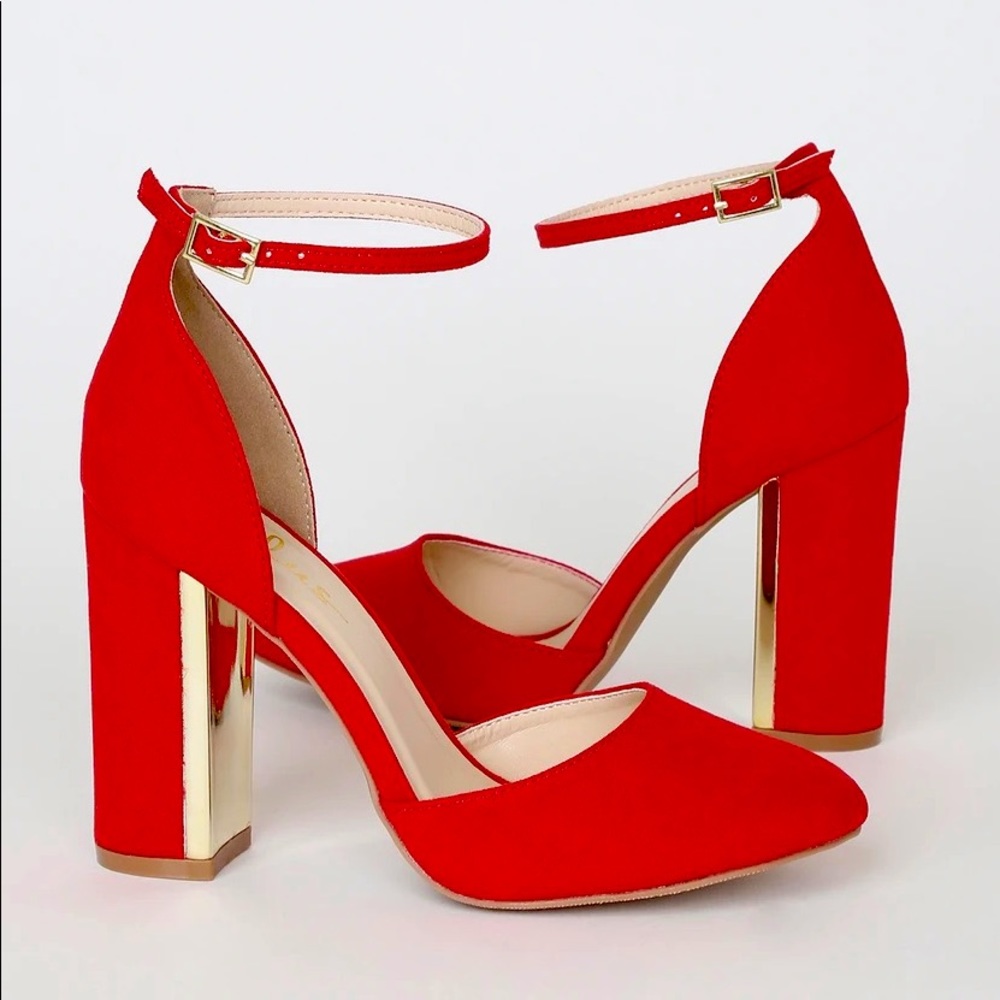 Lulu’s Red Heels - Size 9
